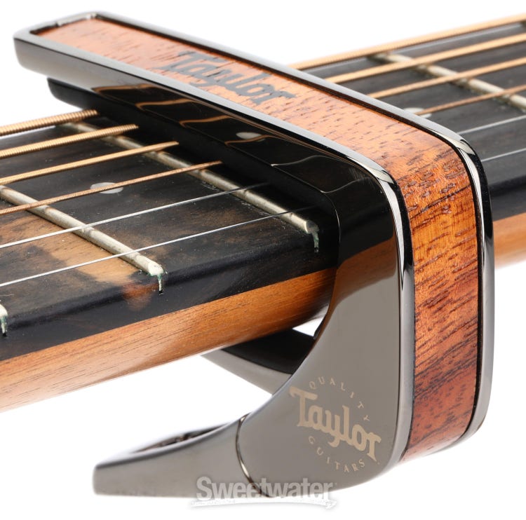Thalia Taylor Officially Licensed Capo - Black Chrome Koa with Black Logo