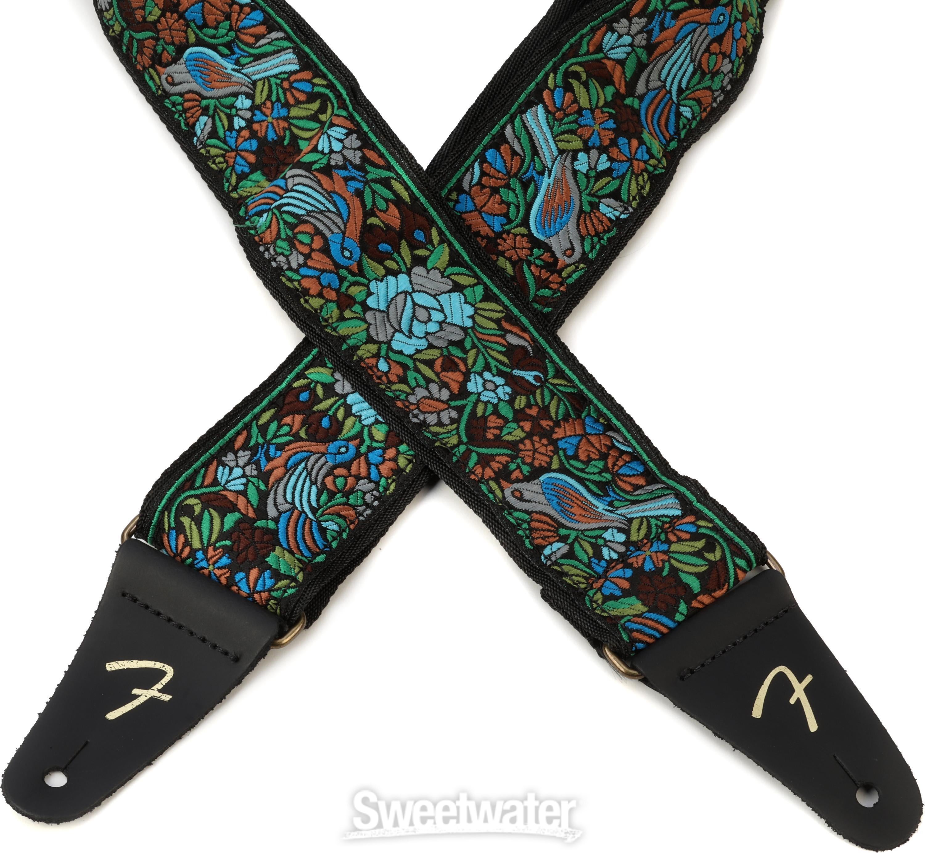 Fender Mosaic Guitar Strap - Green | Sweetwater