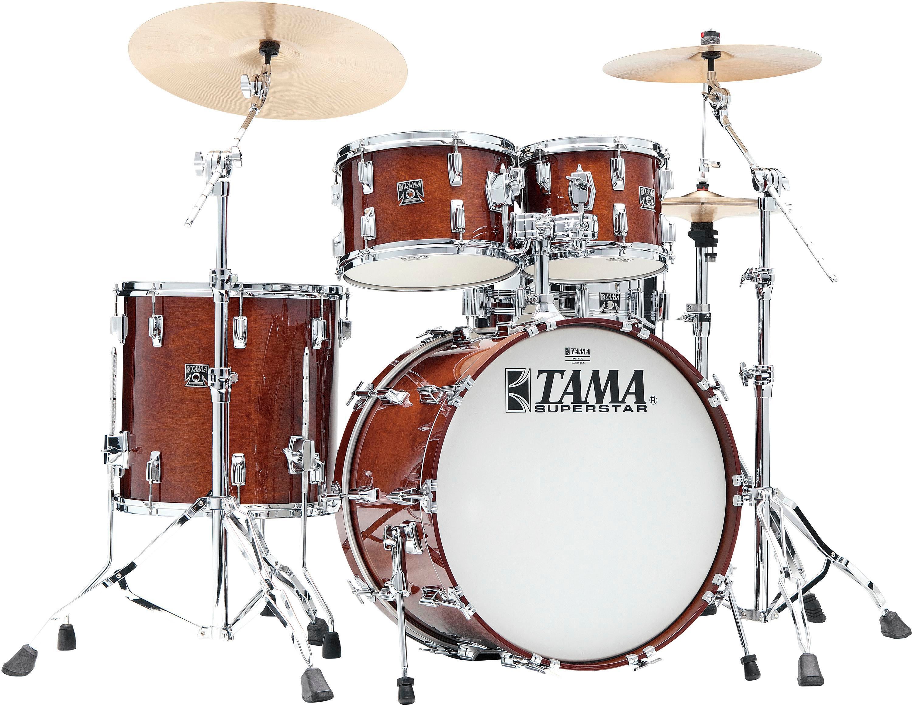 Tama 50th Limited Superstar Reissue 4-piece Shell Pack - Super Mahogany