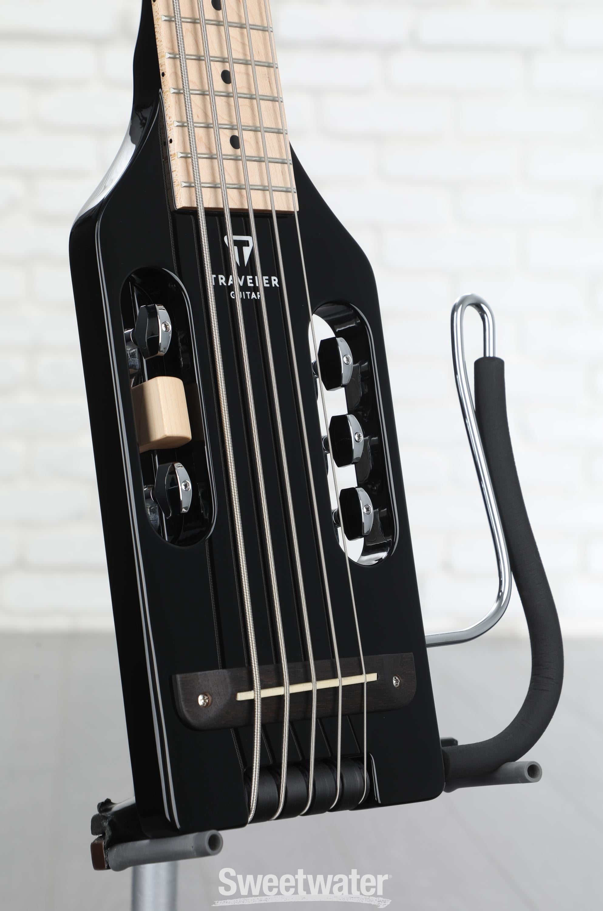 Photo of Traveler Guitar Ultra-Light 5-string Acoustic-electric Bass Guitar - Gloss Black