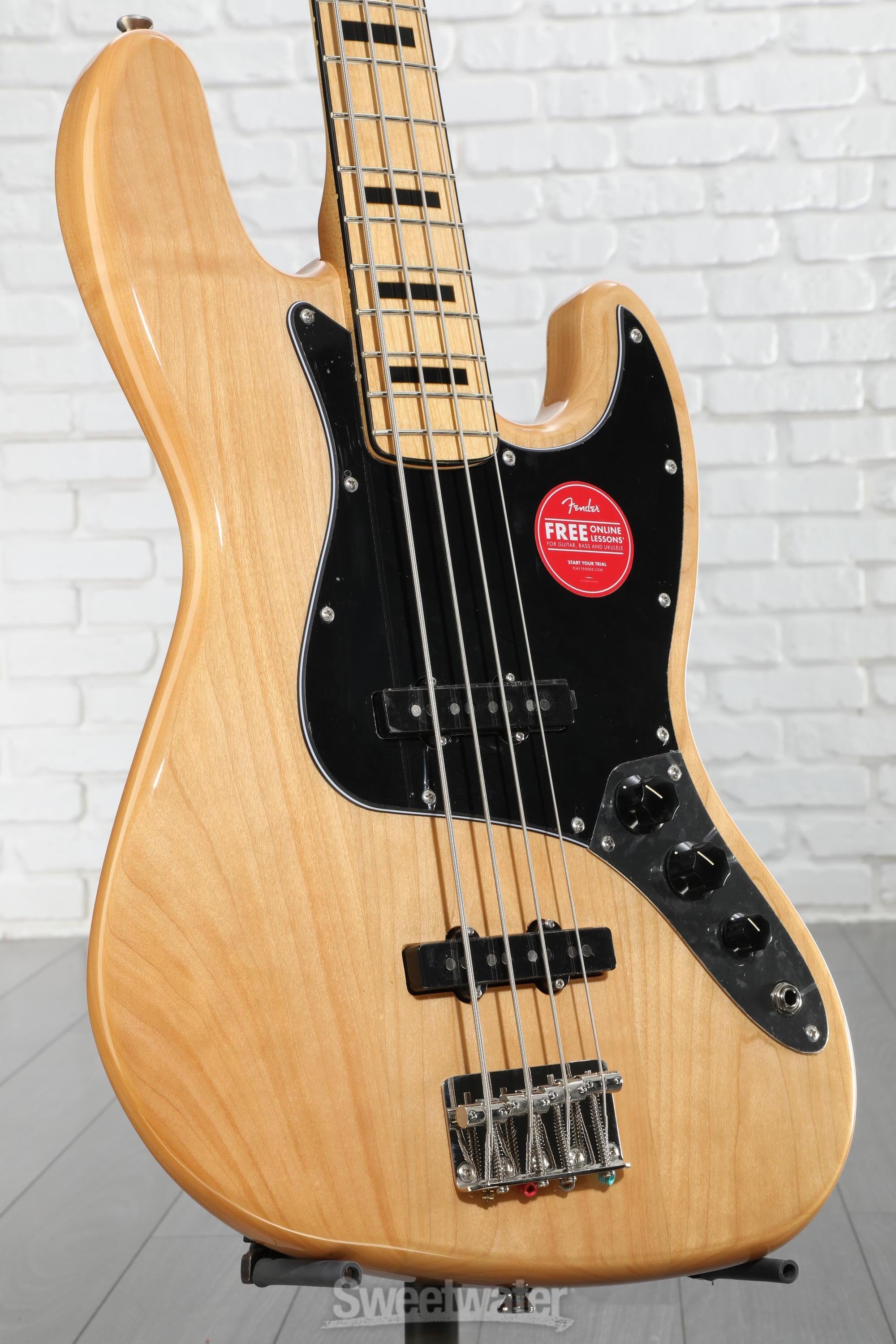 Squier Classic Vibe '70s Jazz Bass - Natural | Sweetwater