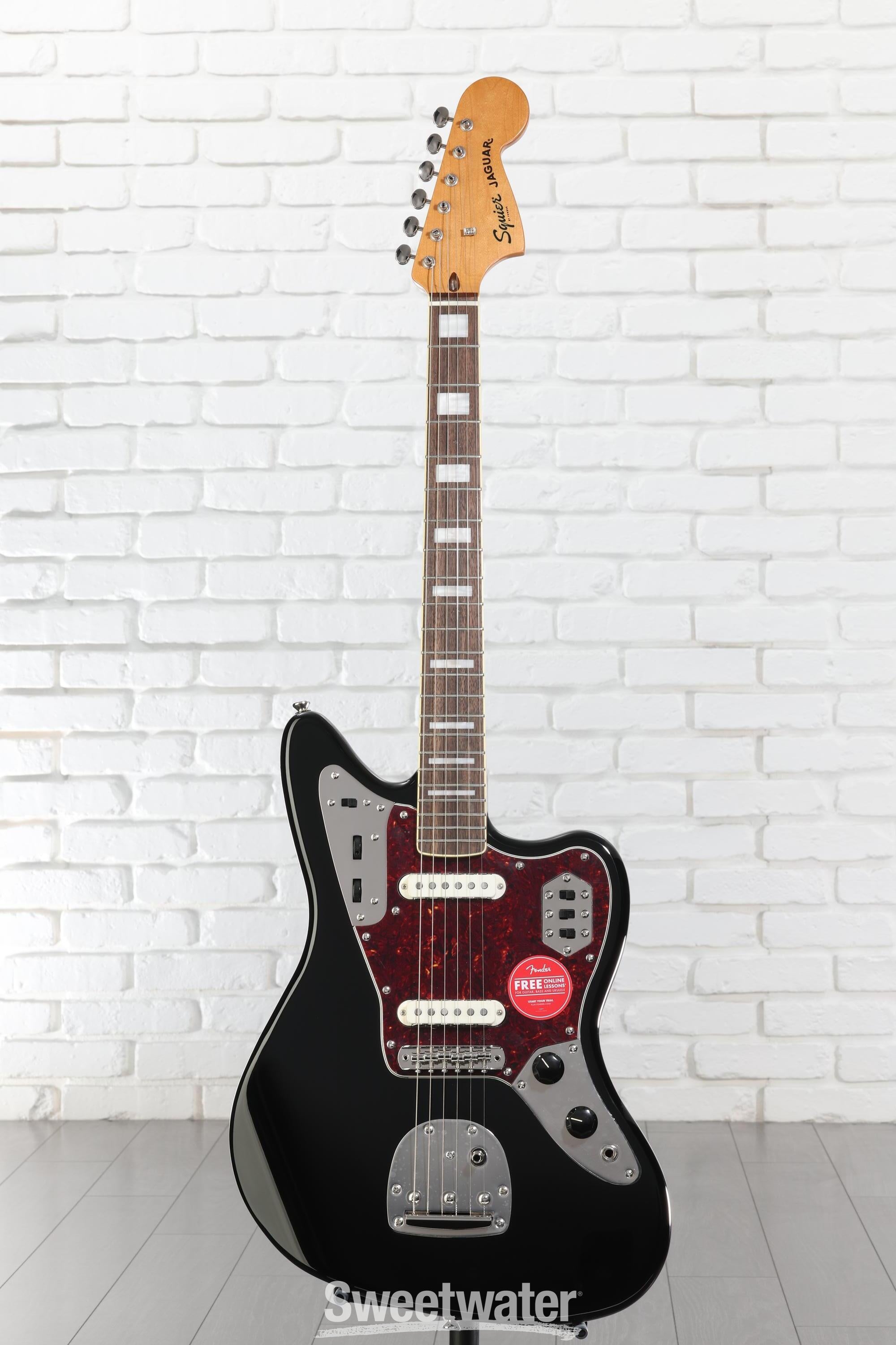 Squier Classic Vibe '70s Jaguar - Black Reviews | Sweetwater