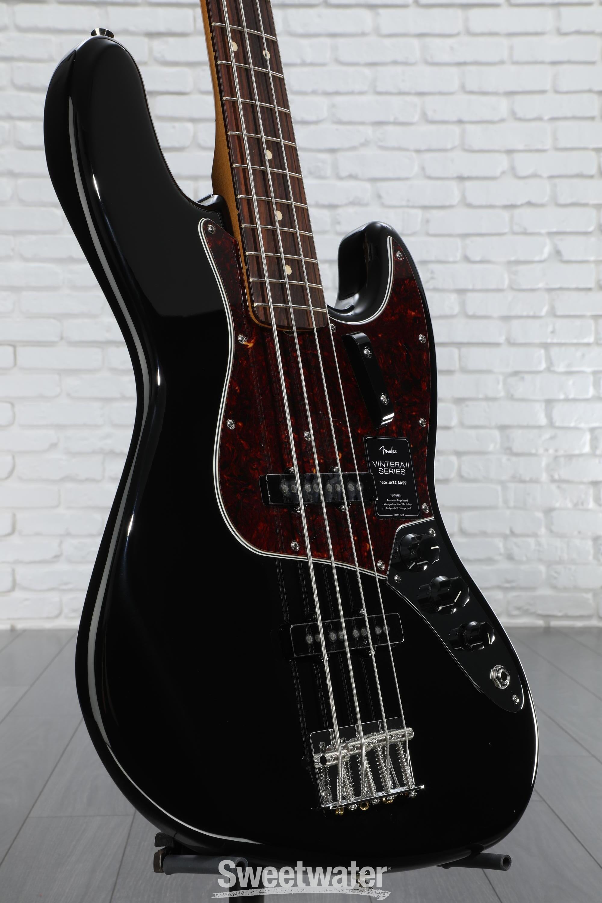 Fender Vintera II '60s Jazz Bass - Black with Rosewood
