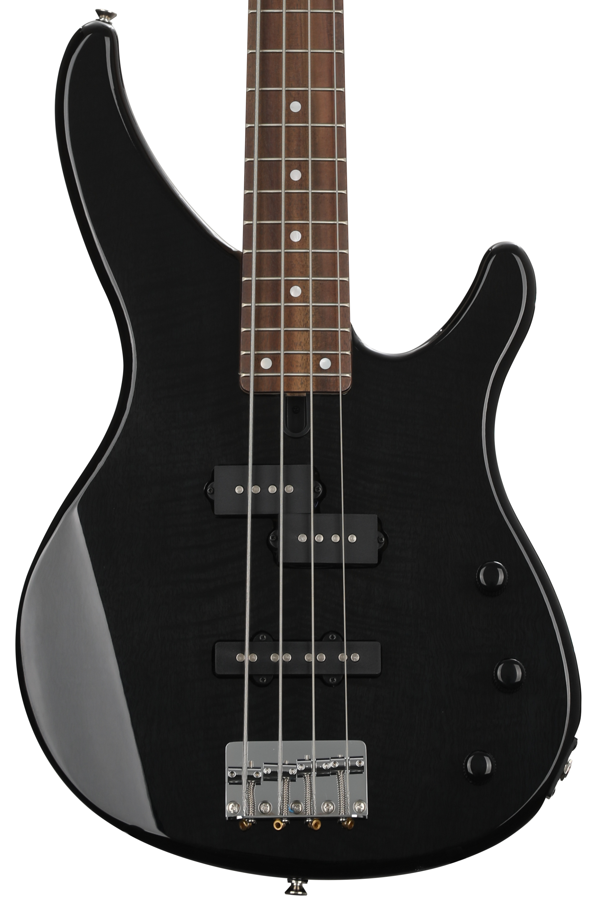 Yamaha TRBX174EW Bass Guitar - Trans Black | Sweetwater
