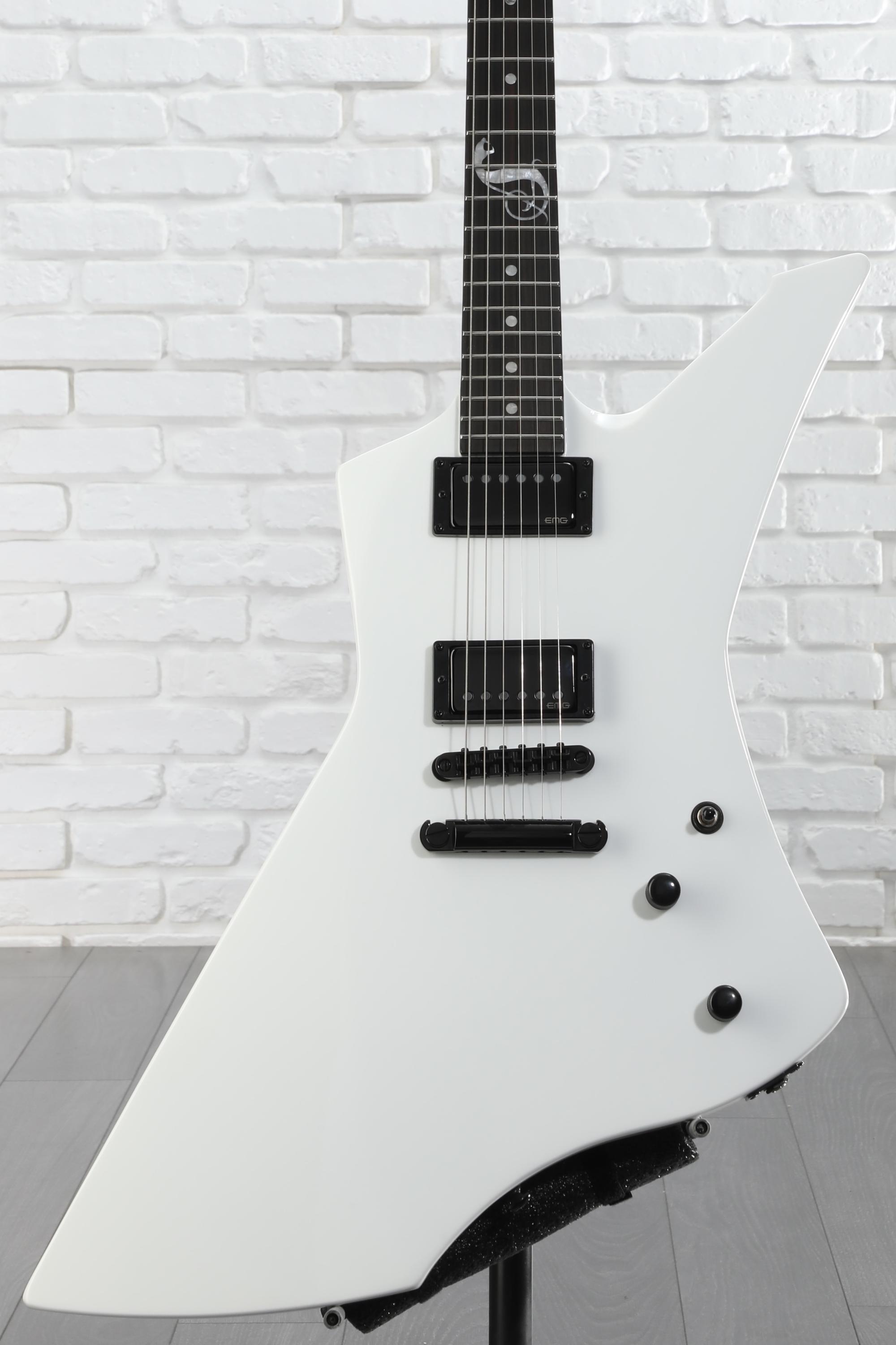 ESP LTD James Hetfield Signature Snakebyte - Snow White | Sweetwater