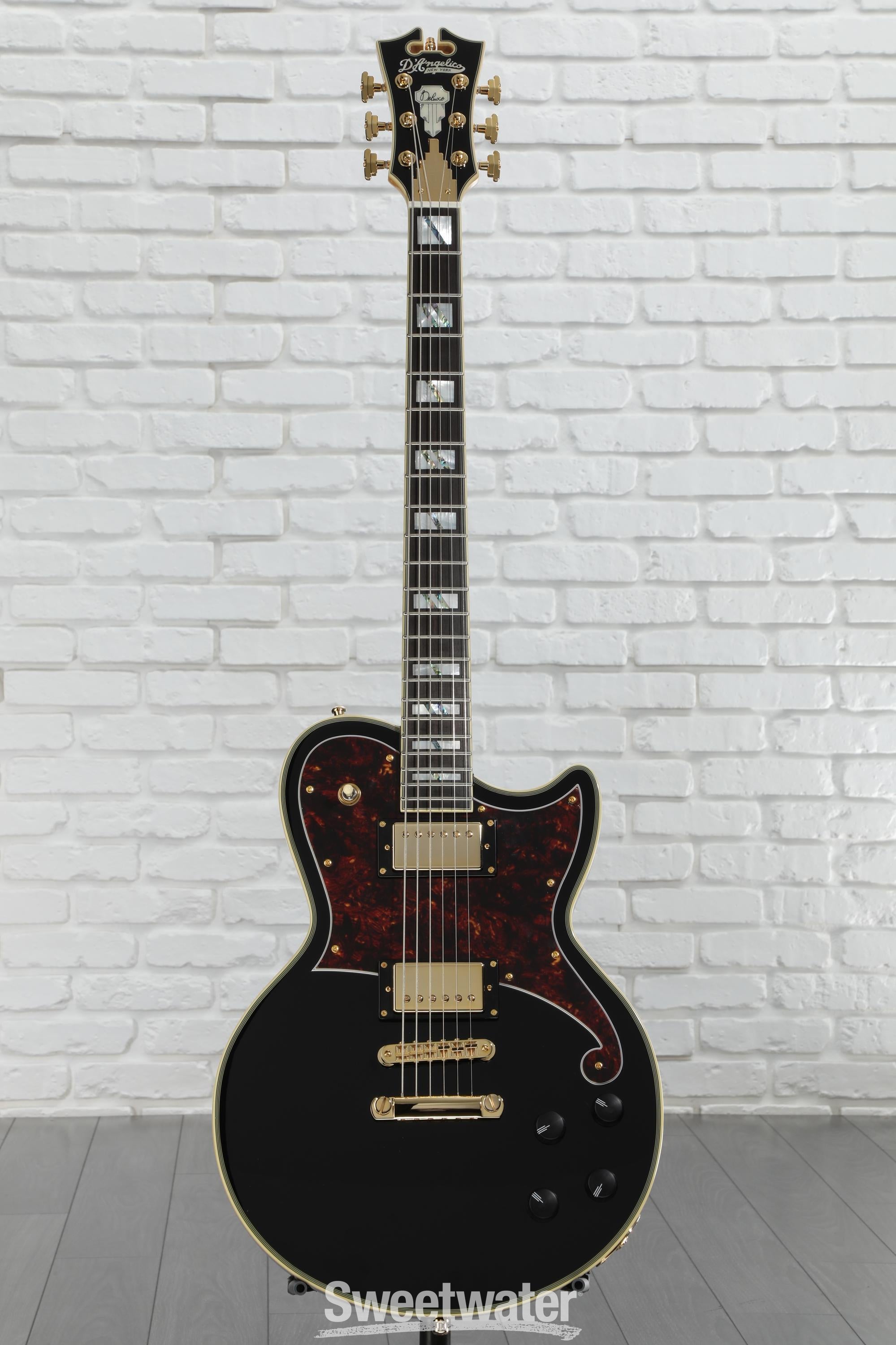 D'Angelico Deluxe Atlantic Baritone Electric Guitar - Solid