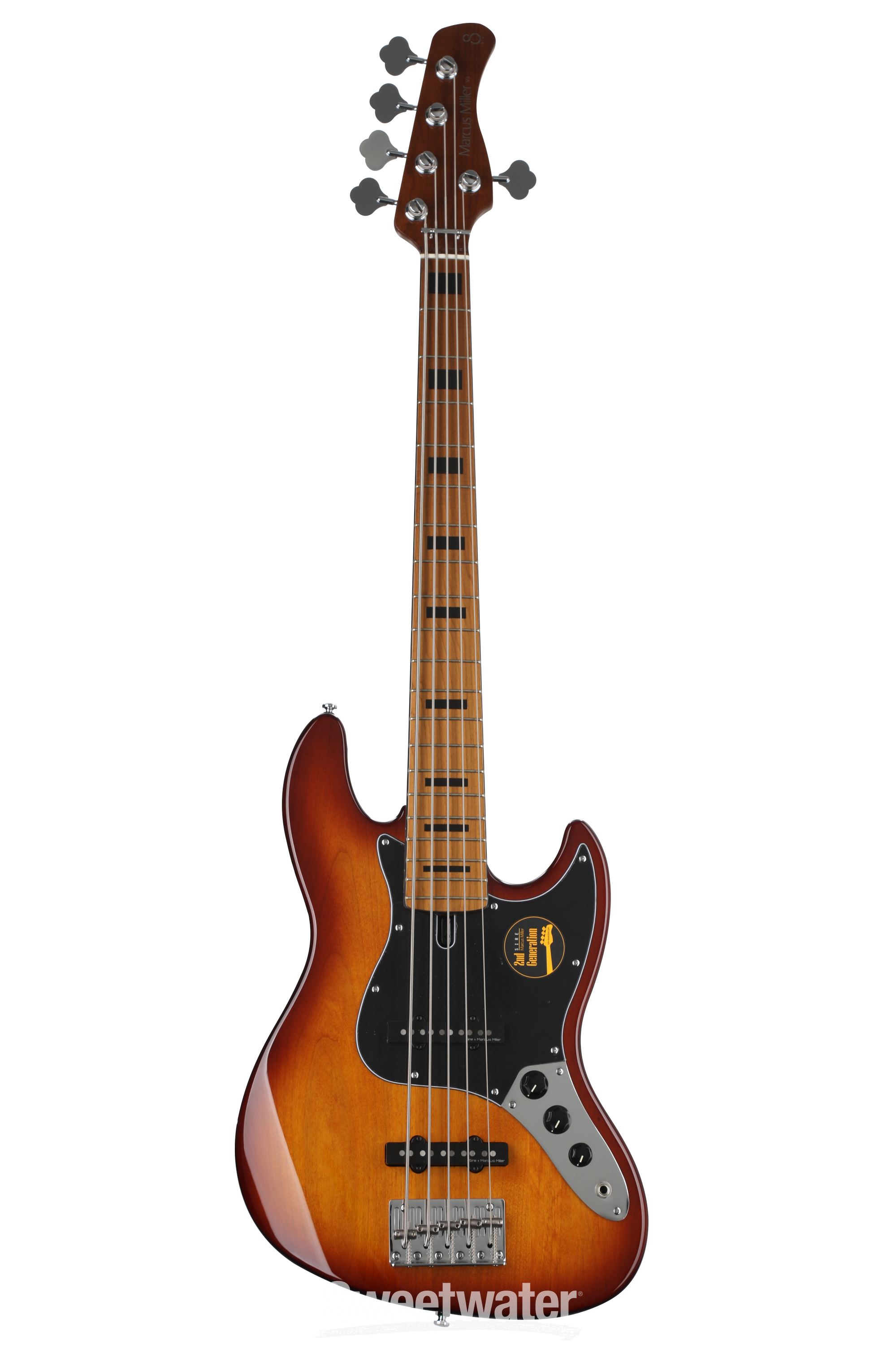 Sire Marcus Miller V5 Alder 5-string Bass Guitar - Tobacco