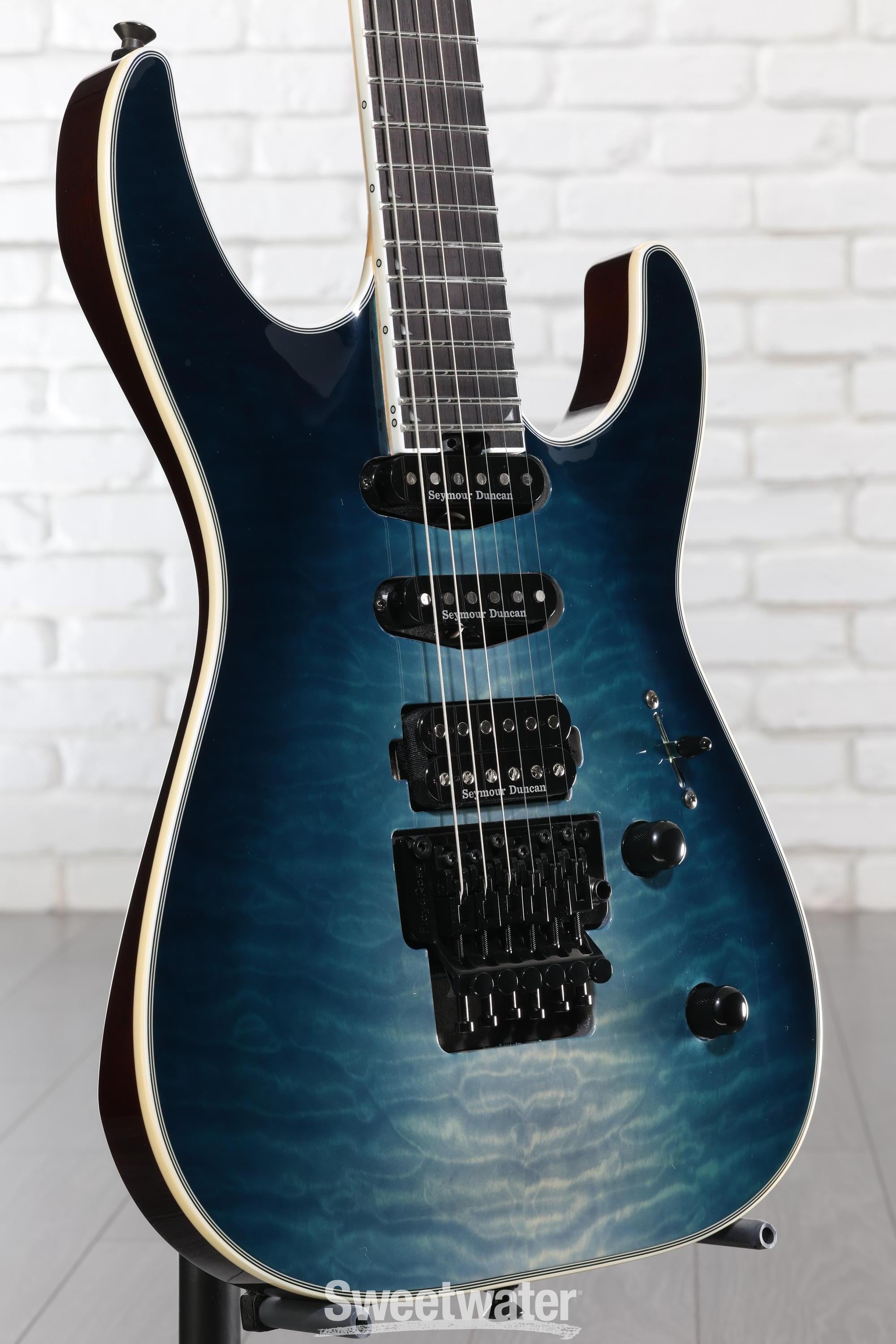 Jackson Pro Plus Series Soloist SLA3Q Electric Guitar - Polar