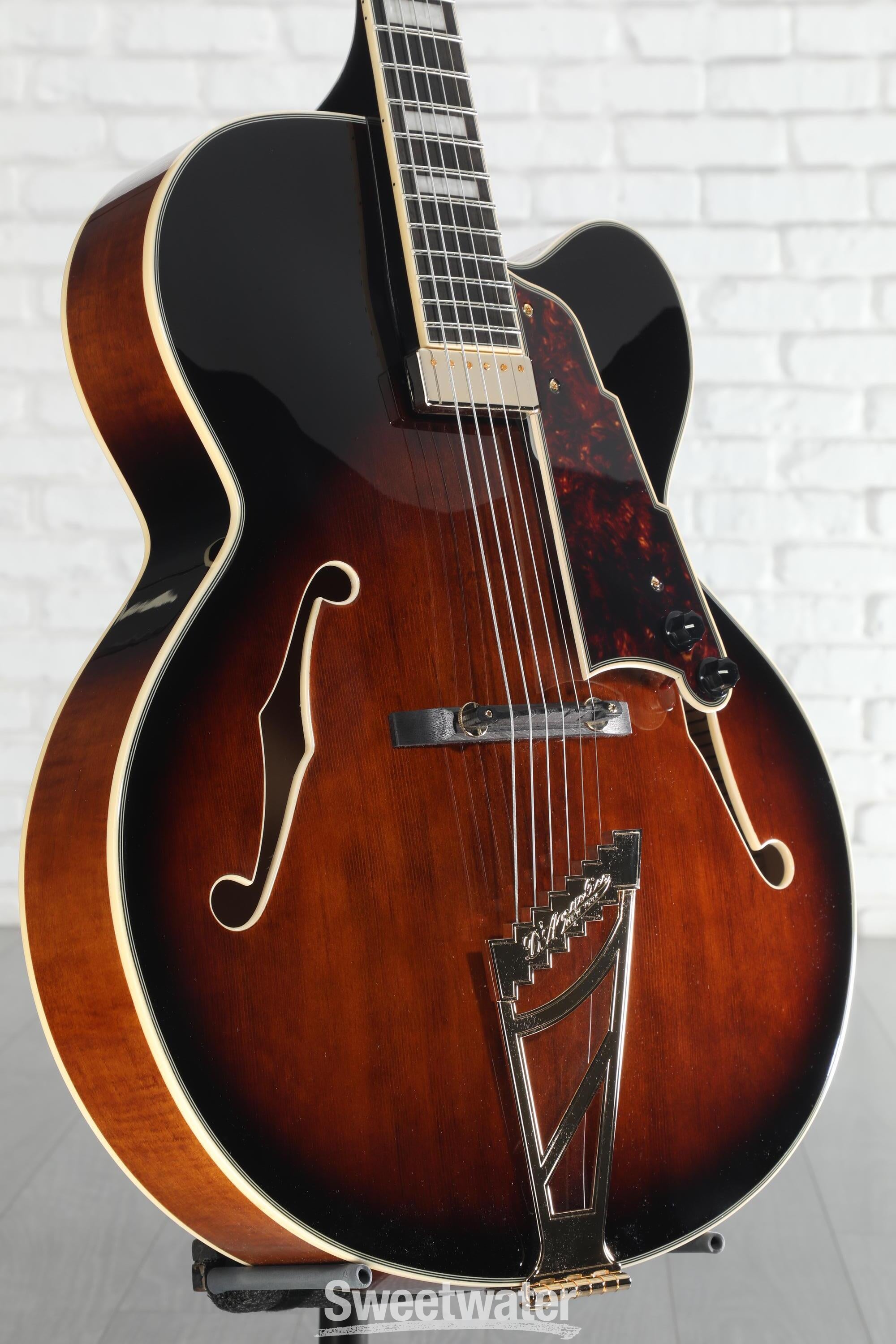 D'Angelico Premier EXL-1 Hollowbody Electric Guitar - Brown Burst
