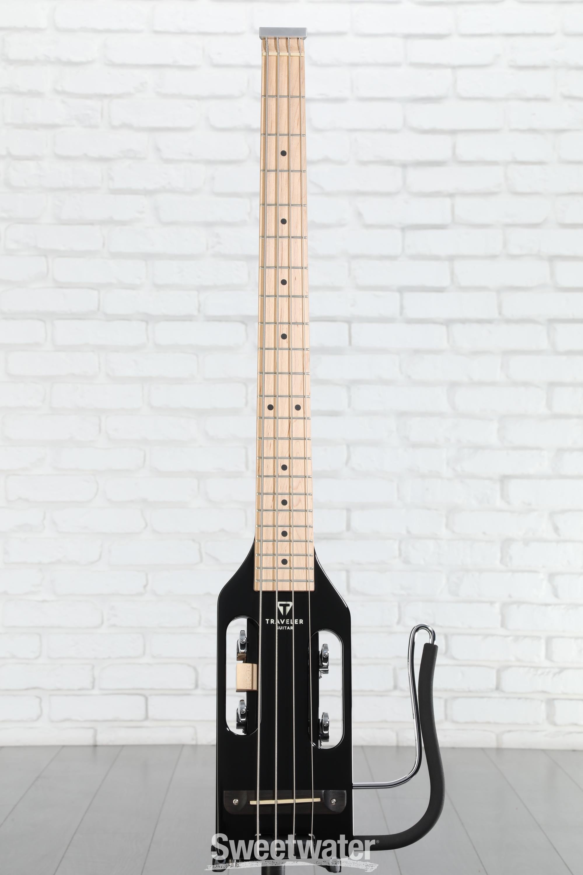 Traveler Guitar Ultra-Light Bass Guitar - Gloss Black | Sweetwater