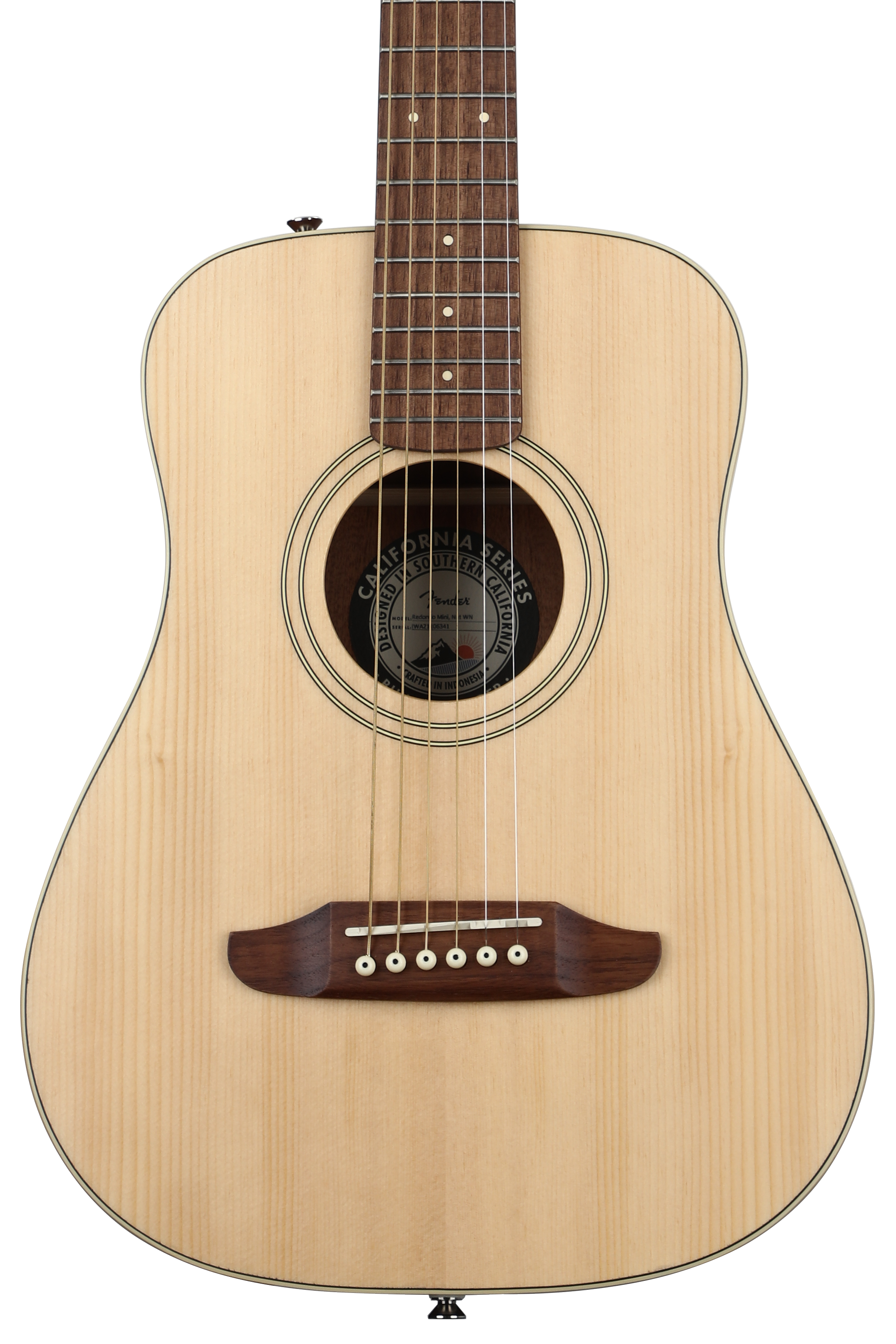 Bundled Item: Fender Redondo Mini Acoustic Guitar - Natural
