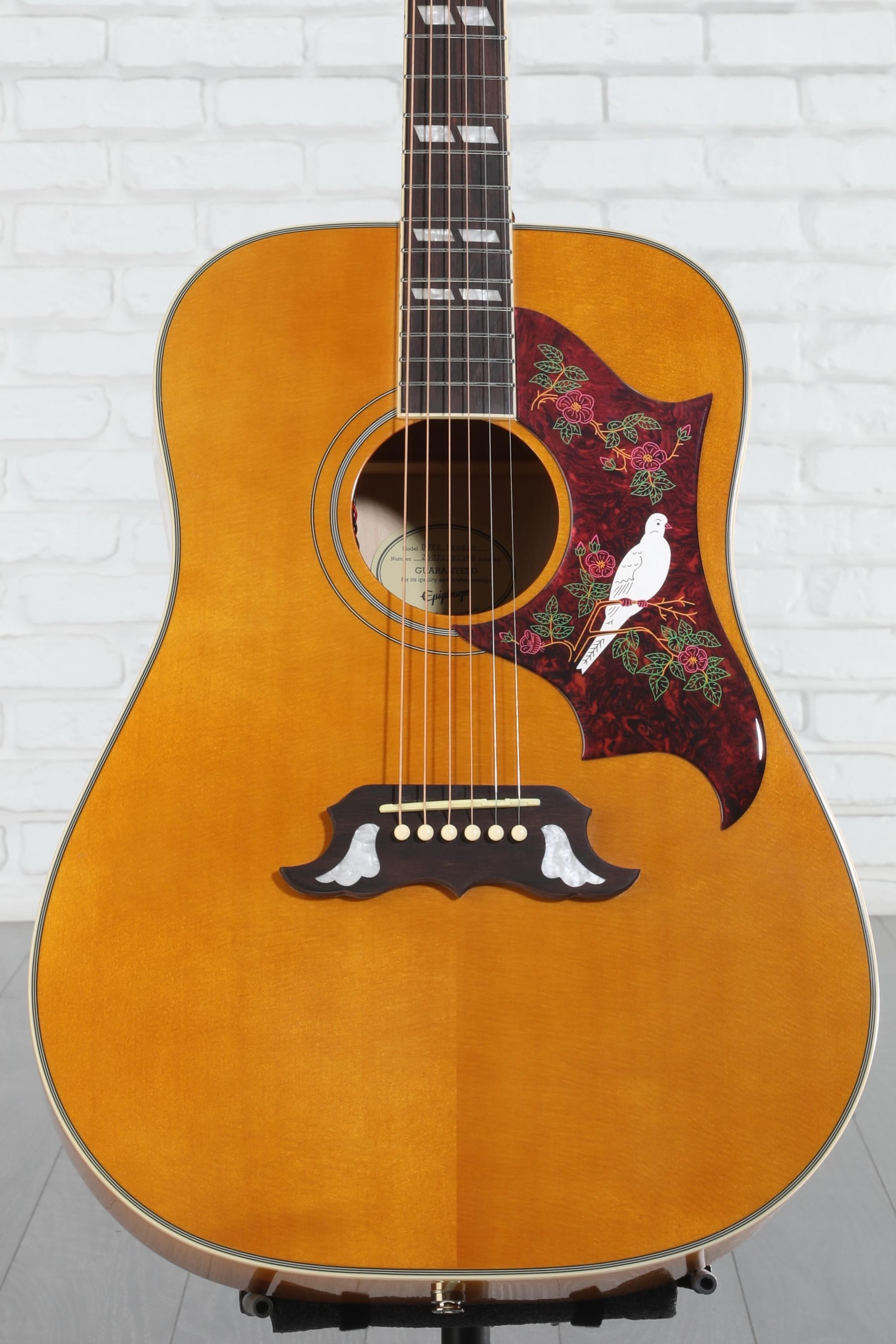 Epiphone Dove Studio Acoustic-electric Guitar - Antique Natural