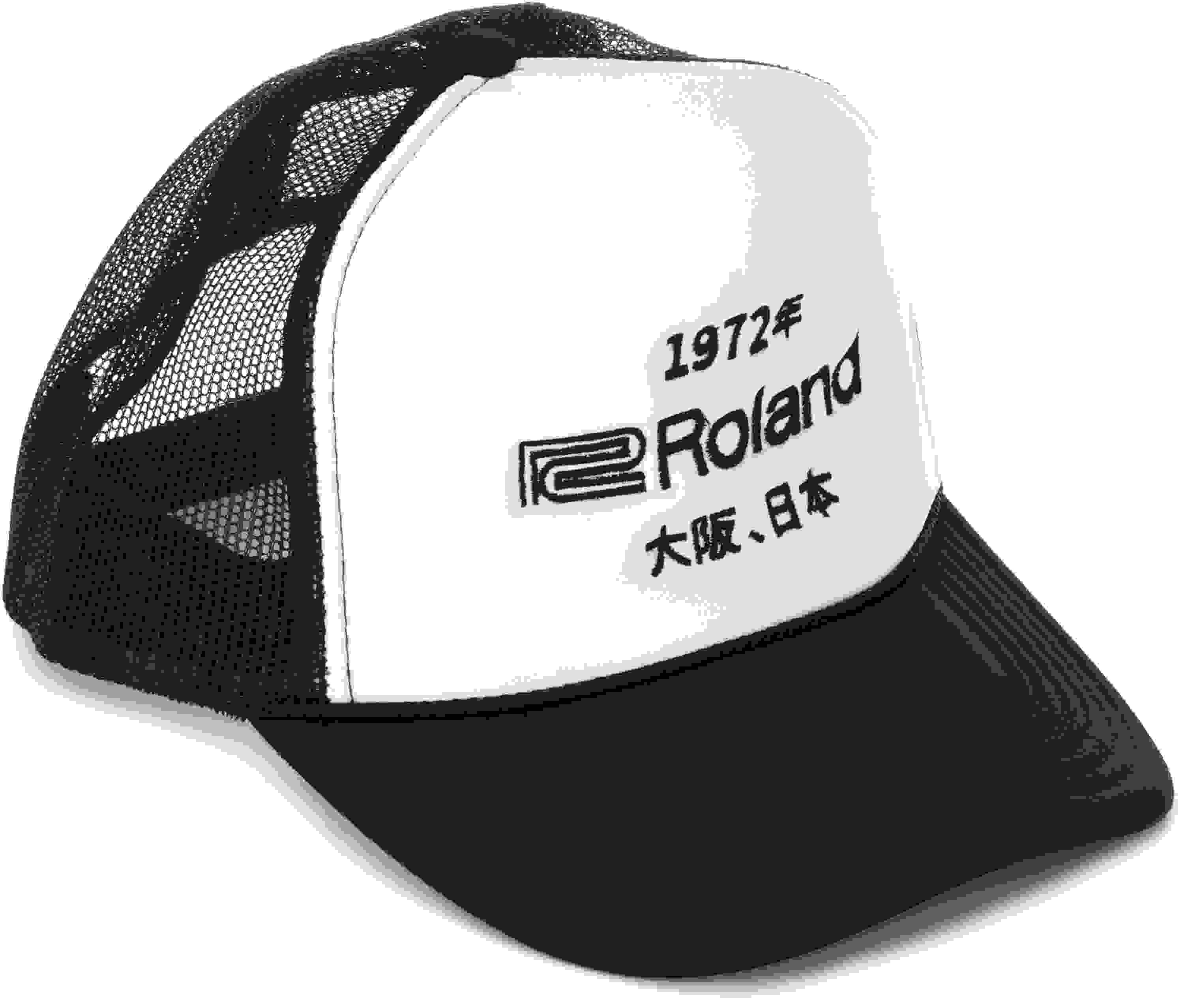 Roland Kanji Logo Trucker Hat - Black