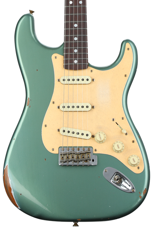 ギター CustomElectrolic Relic OliveGreen Strato Fender Custom Shop Roasted '60 Stratocaster Super Heavy