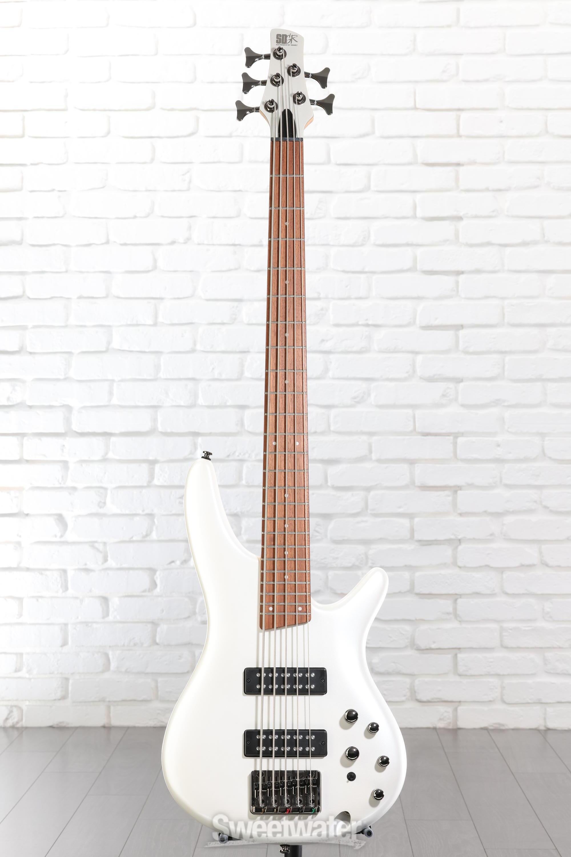 Ibanez Standard SR305E 5-string Bass Guitar - Pearl White | Sweetwater