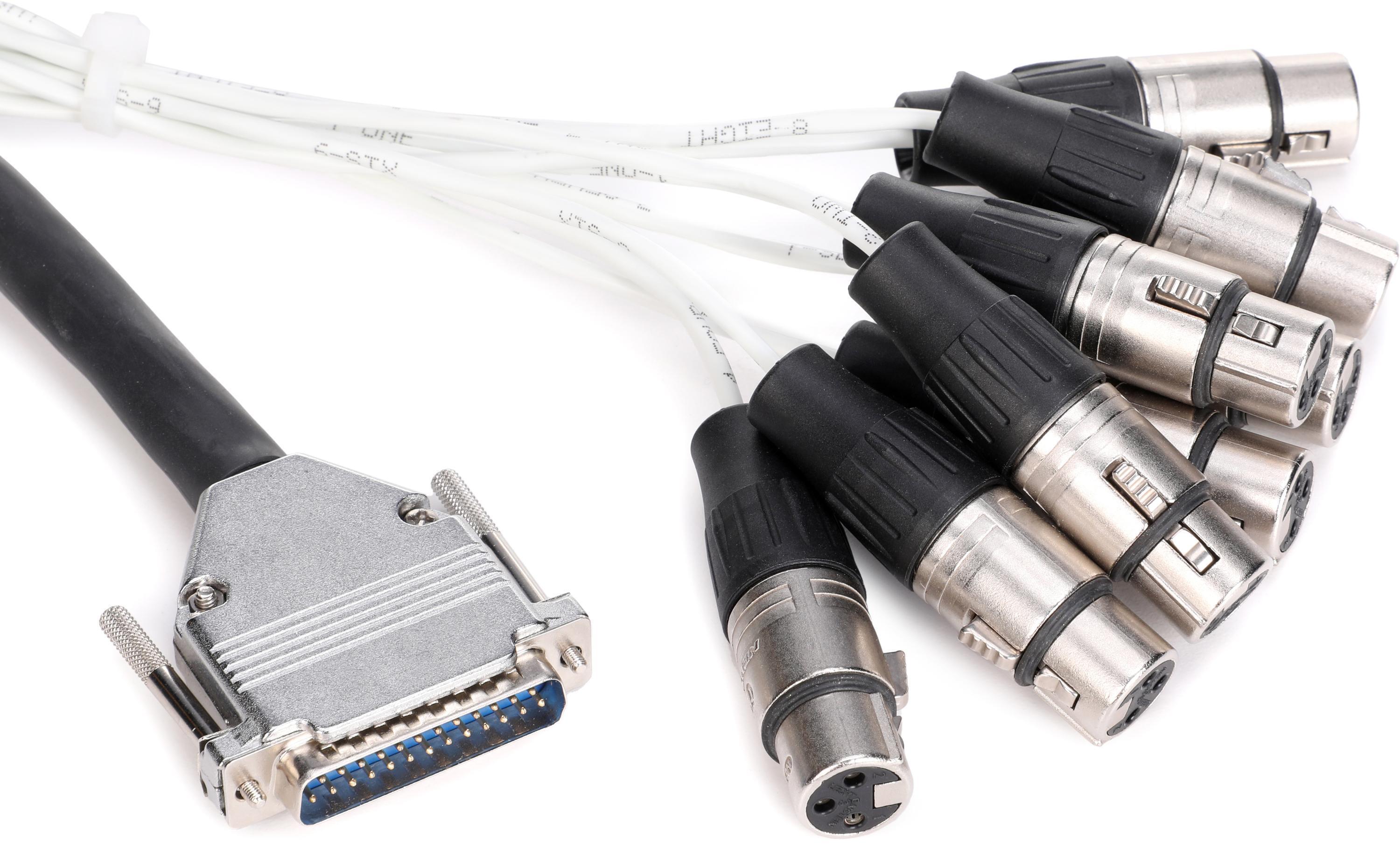 Pro Co DA88XF-20 8-channel DB25 to XLR Female Snake - 20 foot