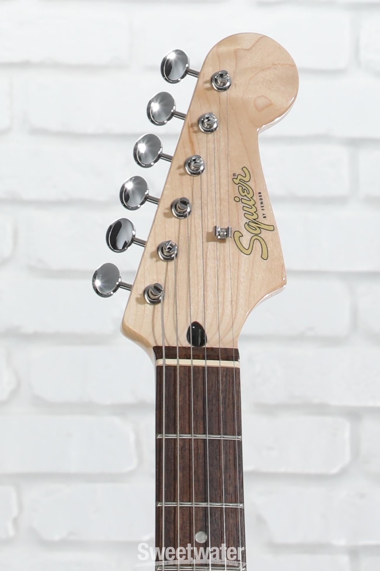 Squier Paranormal Custom Nashville Stratocaster Electric Guitar - Aztec Gold