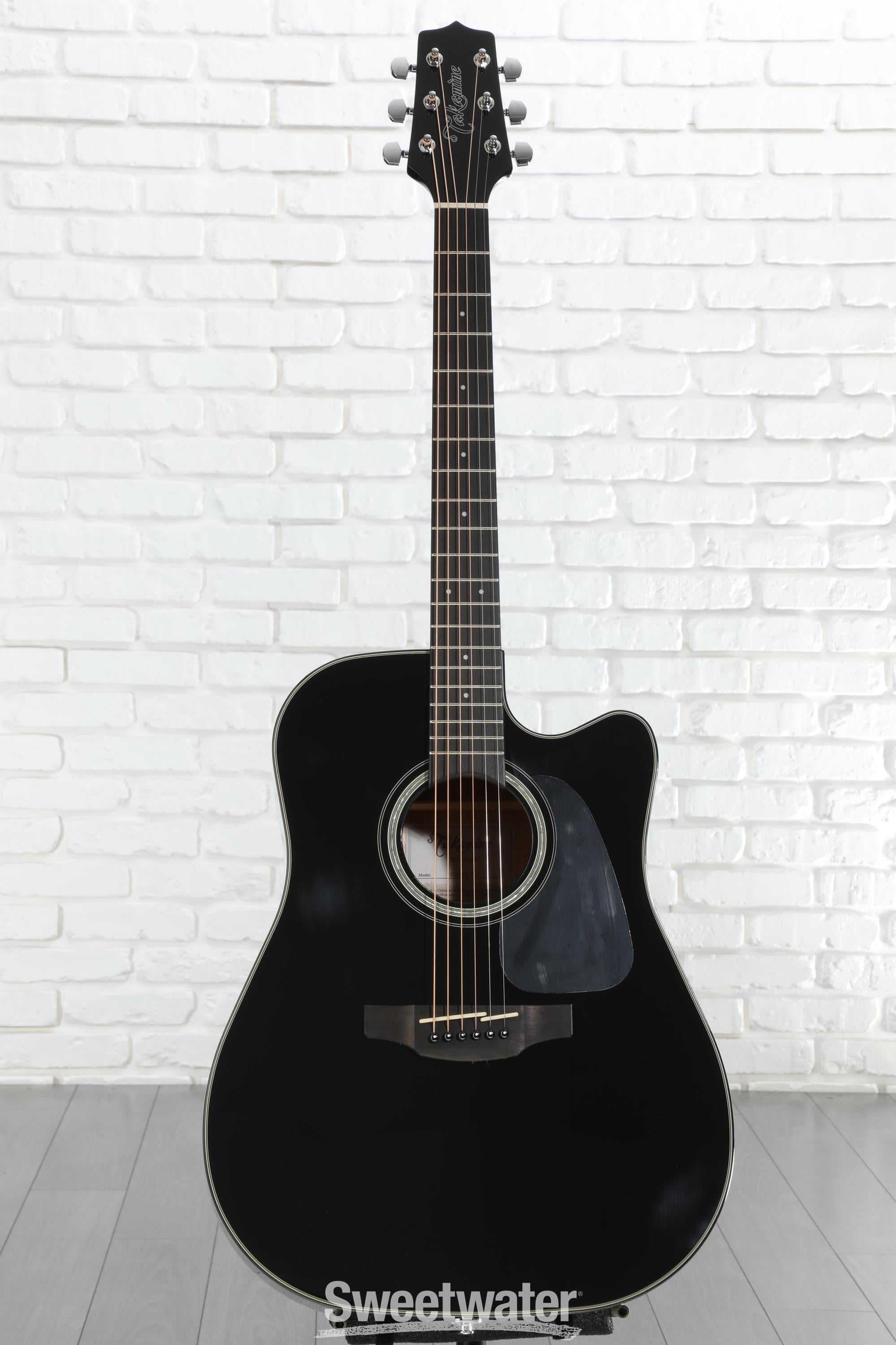 Takamine タカミネ GD30CE 袋付き 新しい弦付き Takamine GD30CE Acoustic-Electric Guitar - Black | Sweetwater
