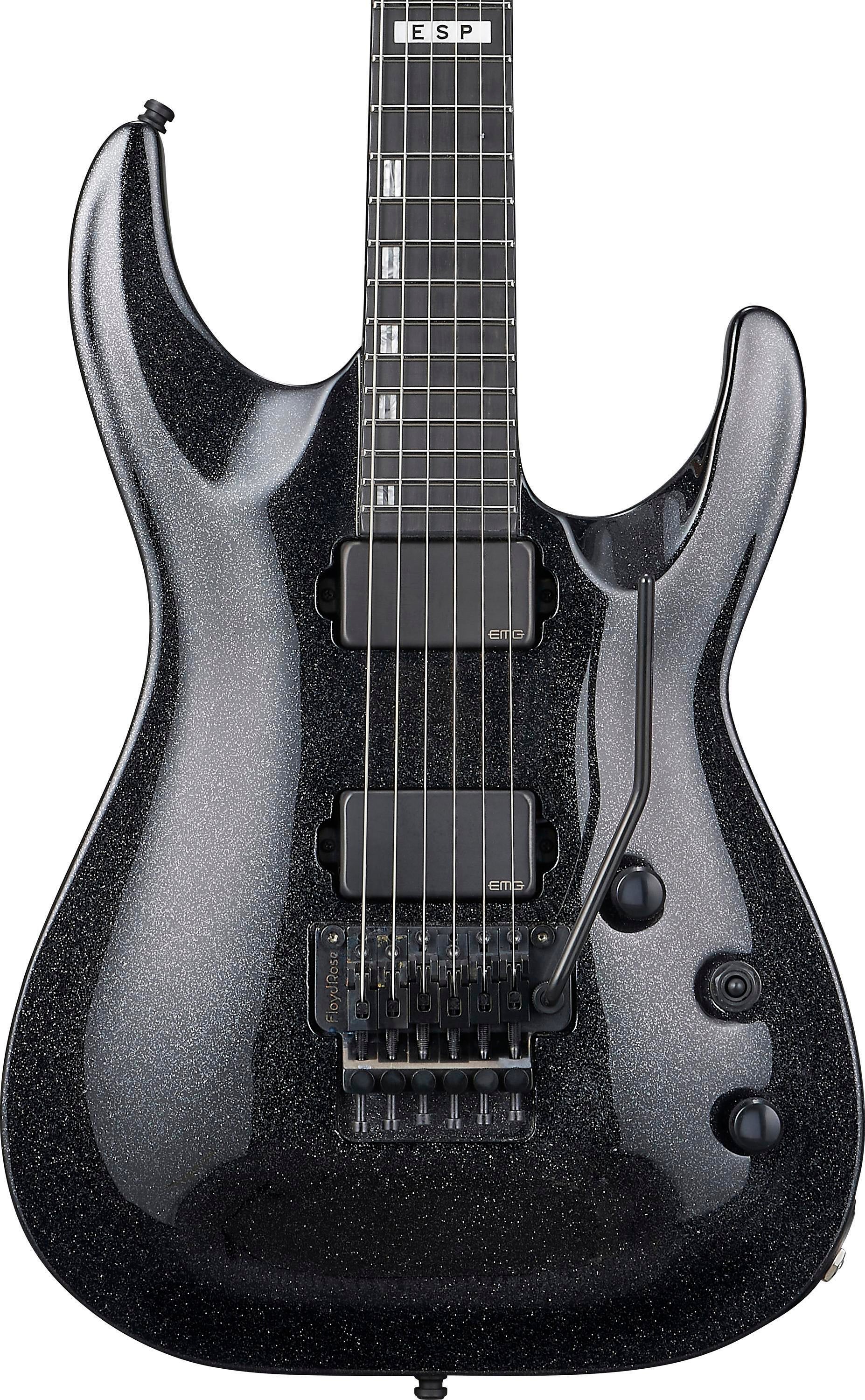 ESP E-II Horizon FR Electric Guitar - Gunmetal Black | Sweetwater