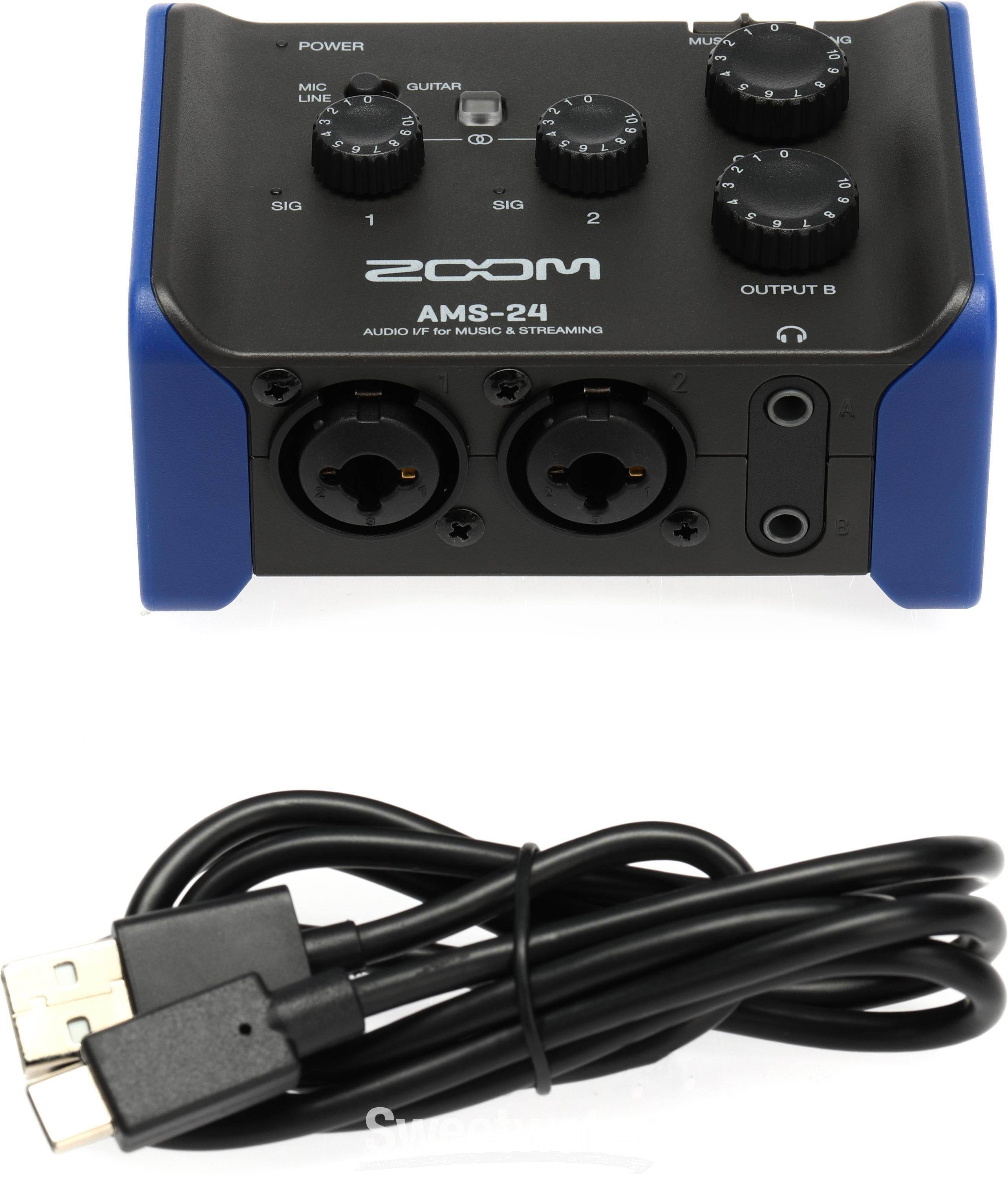 Zoom AMS-24 Audio Interface | Sweetwater