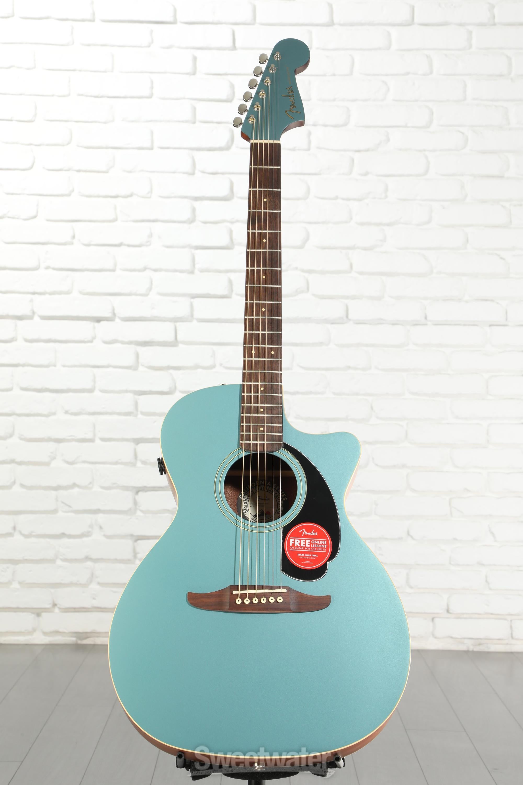 Fender Newporter Player Acoustic-electric Guitar - Tidepool