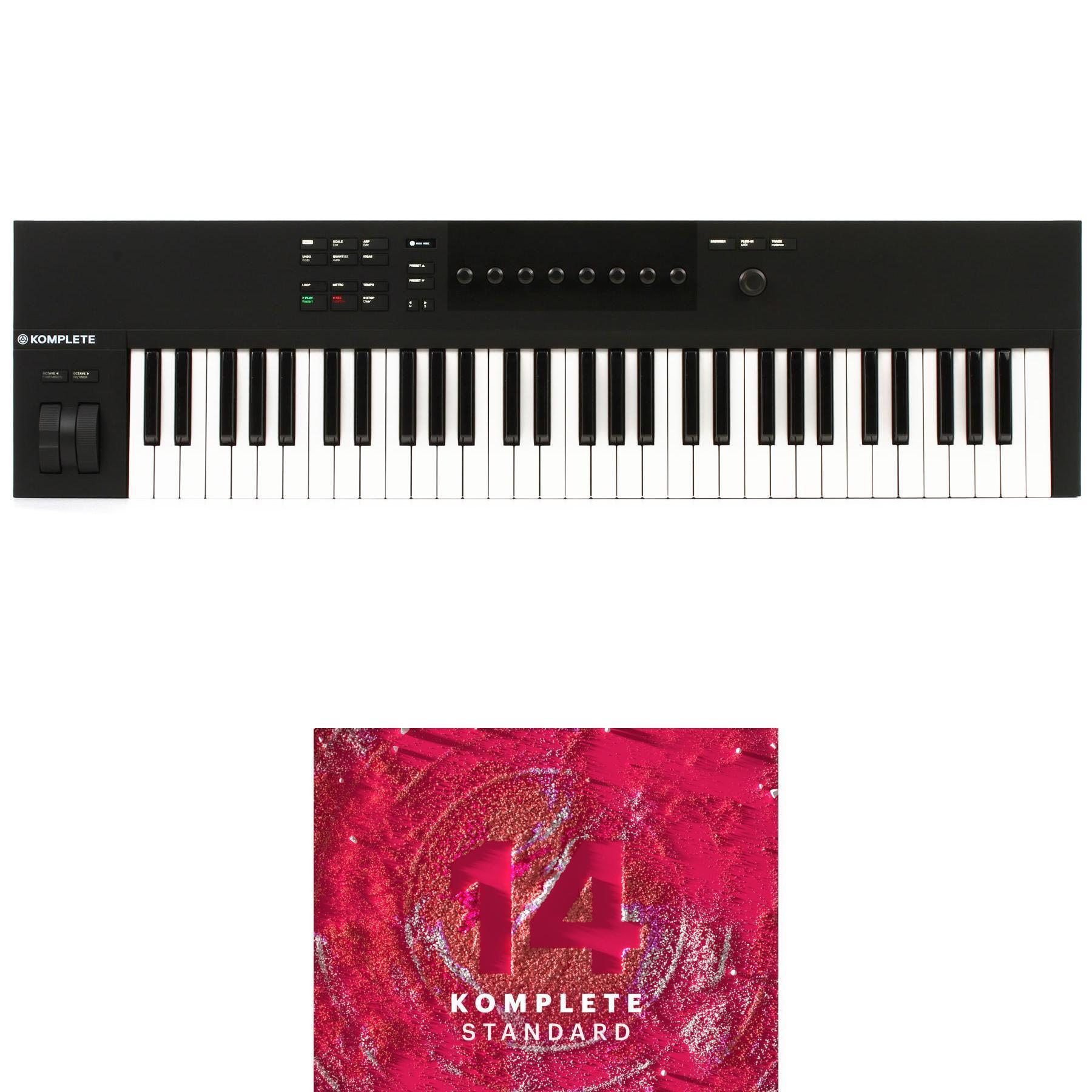 Native Instruments Komplete Kontrol A61 Smart Keyboard Controller |  Sweetwater