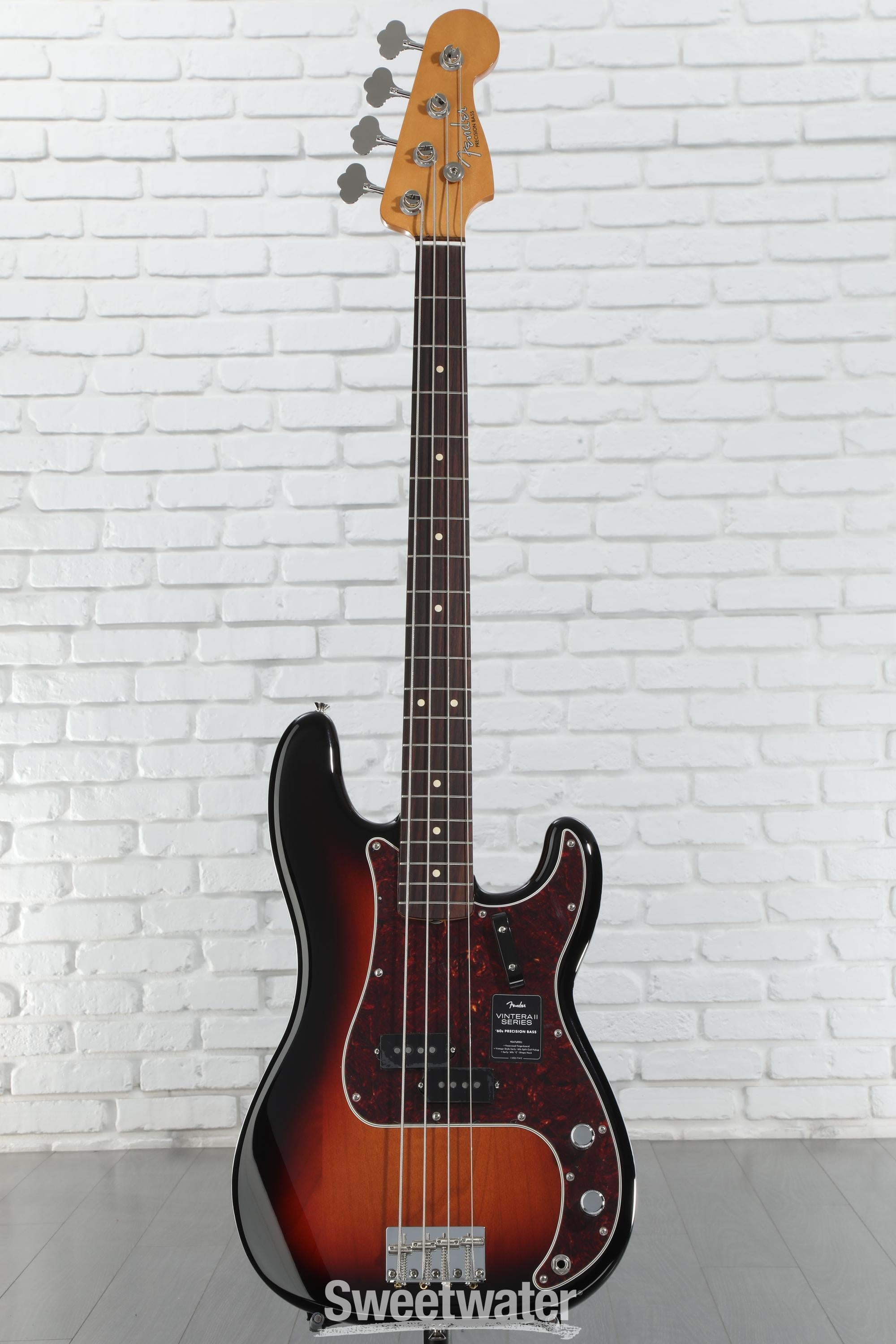 ベース Fender VinteraII 60s Precision Bass Amazon.com: Fender Vintera II '60s Precision Bass - Olympic White