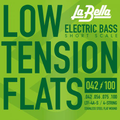 Photo of La Bella LTF-4A-S Low Tension Flexible Flats Bass Guitar Strings - .042-.100 Short Scale