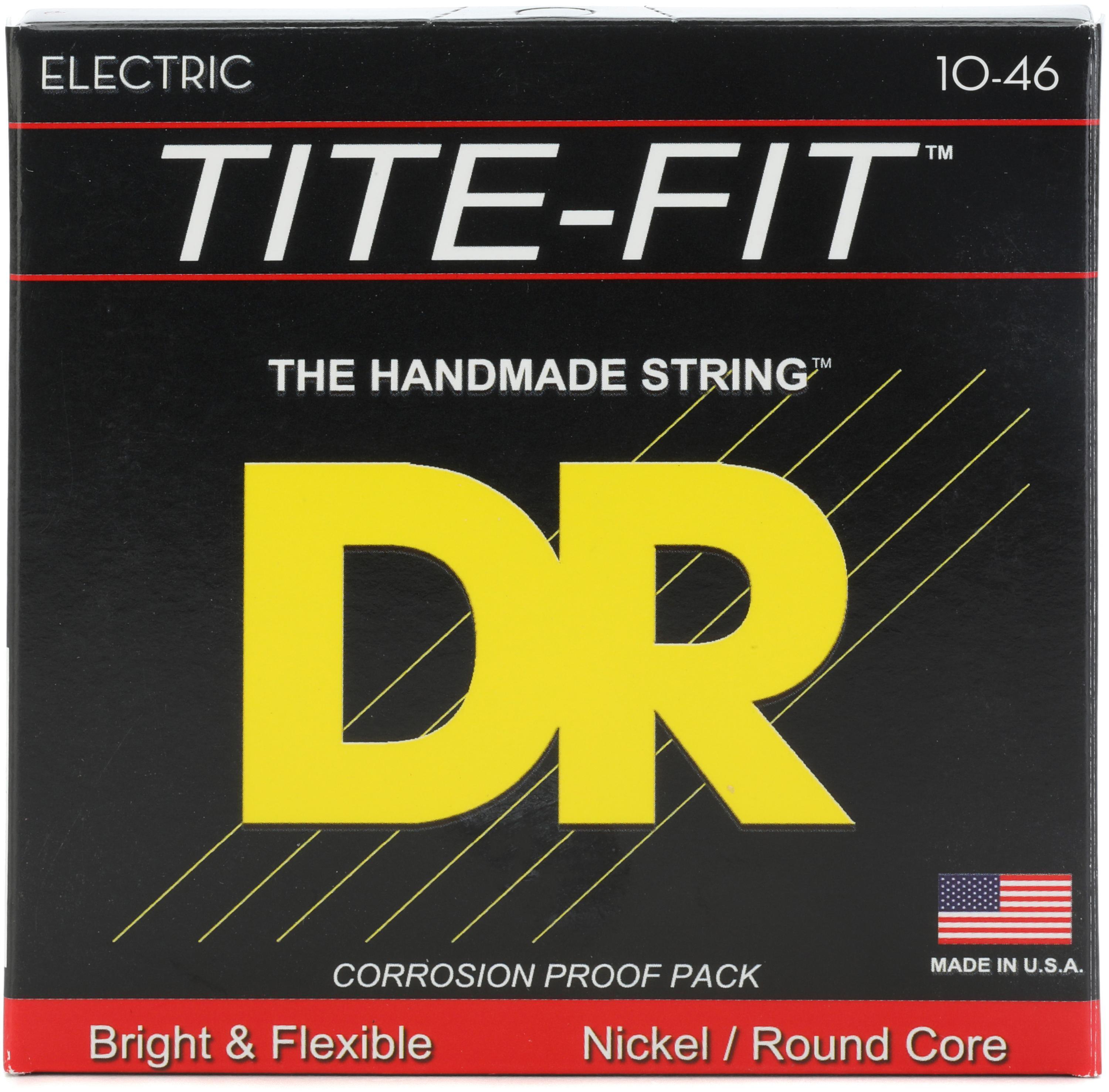 Bundled Item: DR Strings MT-10 Tite-Fit Compression Wound Electric Guitar Strings - .010-.046 Medium