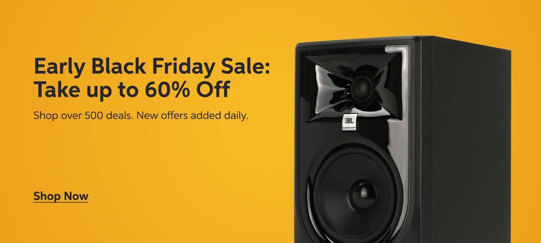 Save over 60% during the Early Black Friday Sale!