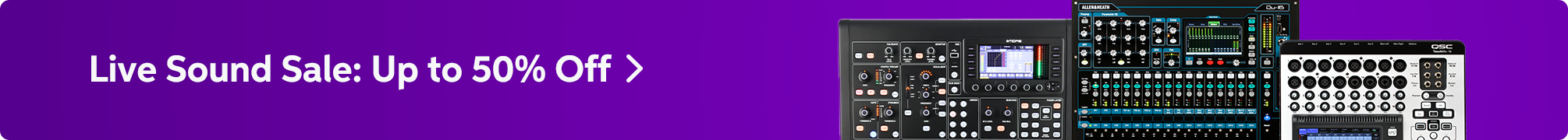 Live Sound Sale: Up to 50% Off - Shop Now