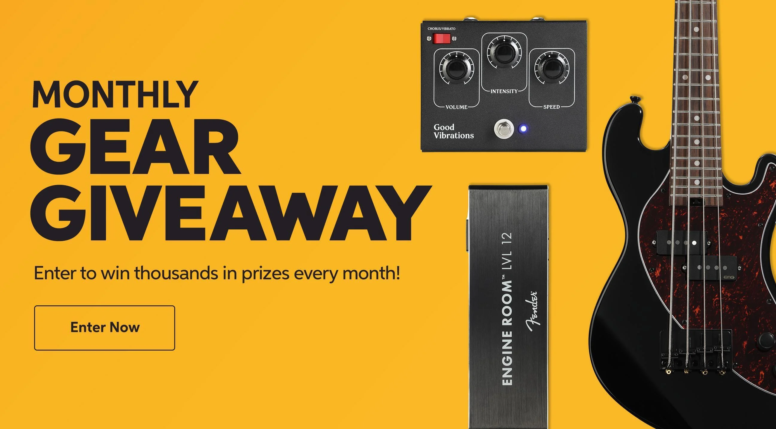 Score gear via Monthly Gear Giveaway