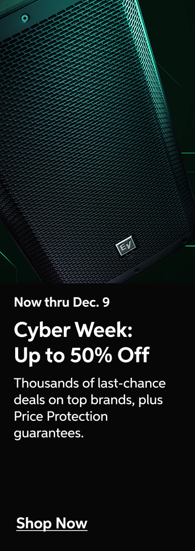 Now thru Dec. 9 - Cyber Week: Up to 50% Off - Thousands of last-chance deals on top brands, plus Holiday Price Protection guarantees - Shop Now!