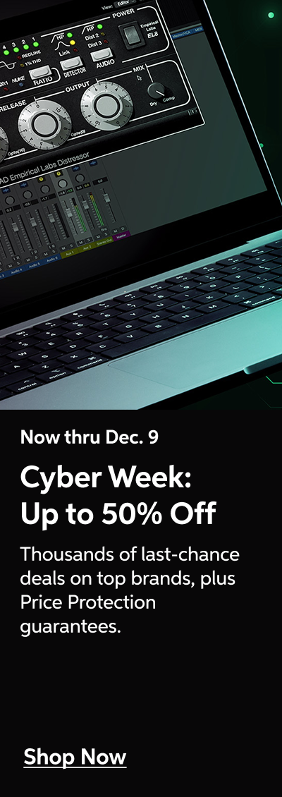 Now thru Dec. 9 - Cyber Week: Up to 50% Off - Thousands of last-chance deals on top brands, plus Holiday Price Protection guarantees - Shop Now!