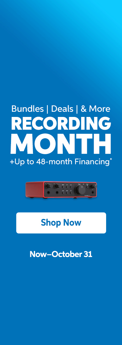Recording Month Sale