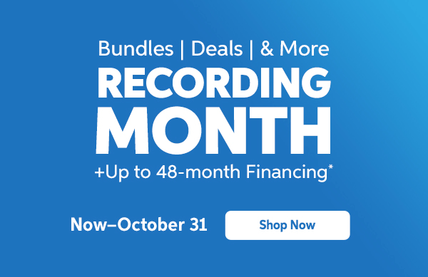 Recording Month Sale