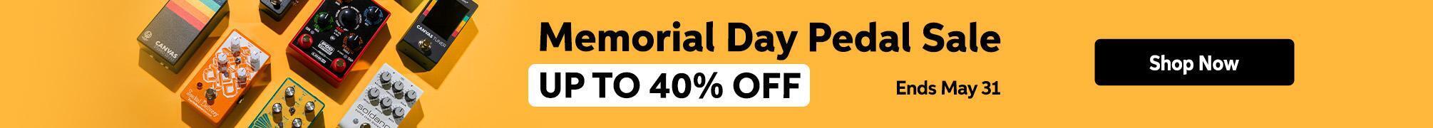 Memorial Day Pedal Sale, up to 40% off, ends May 31! Shop Now