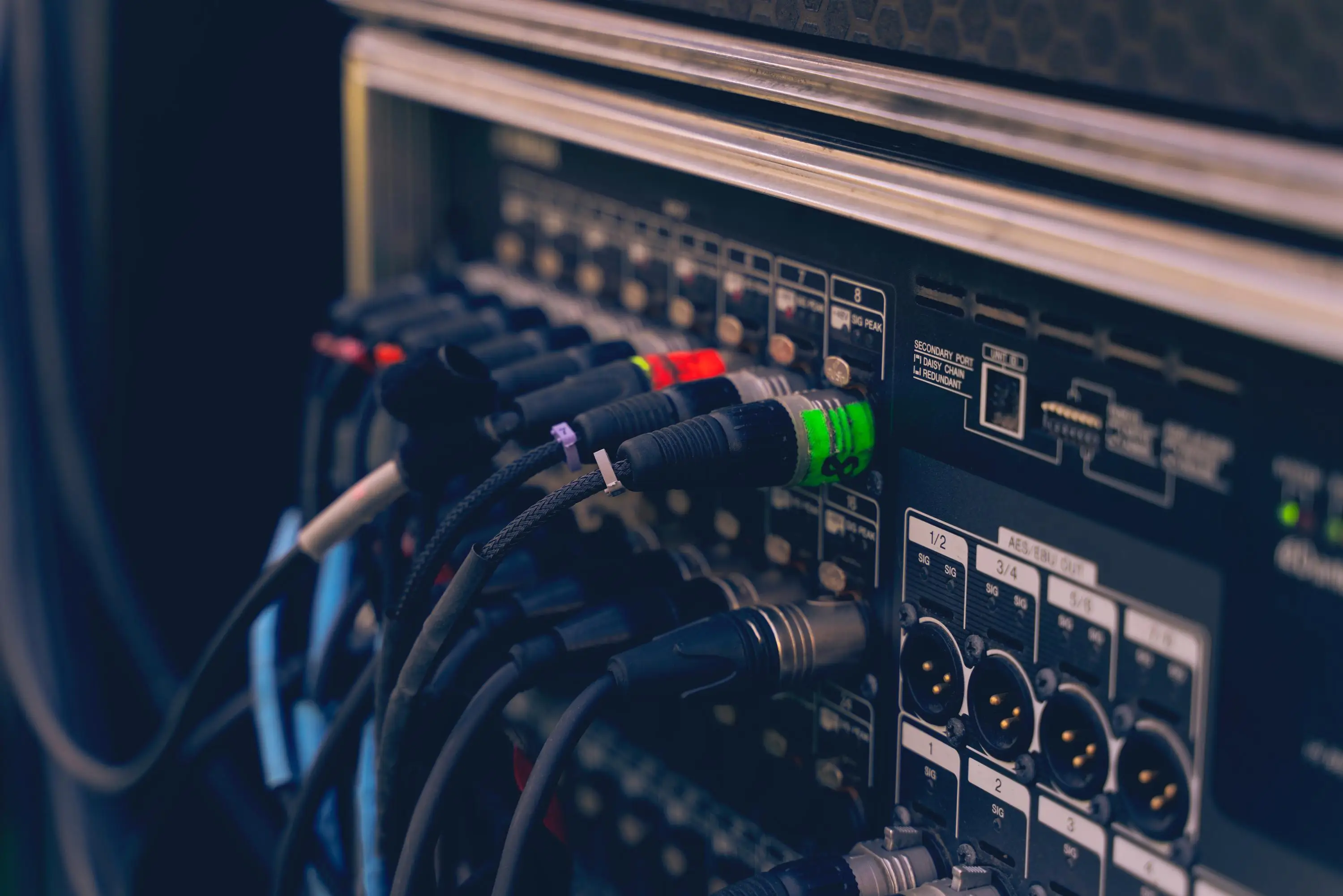 Audio connection panel